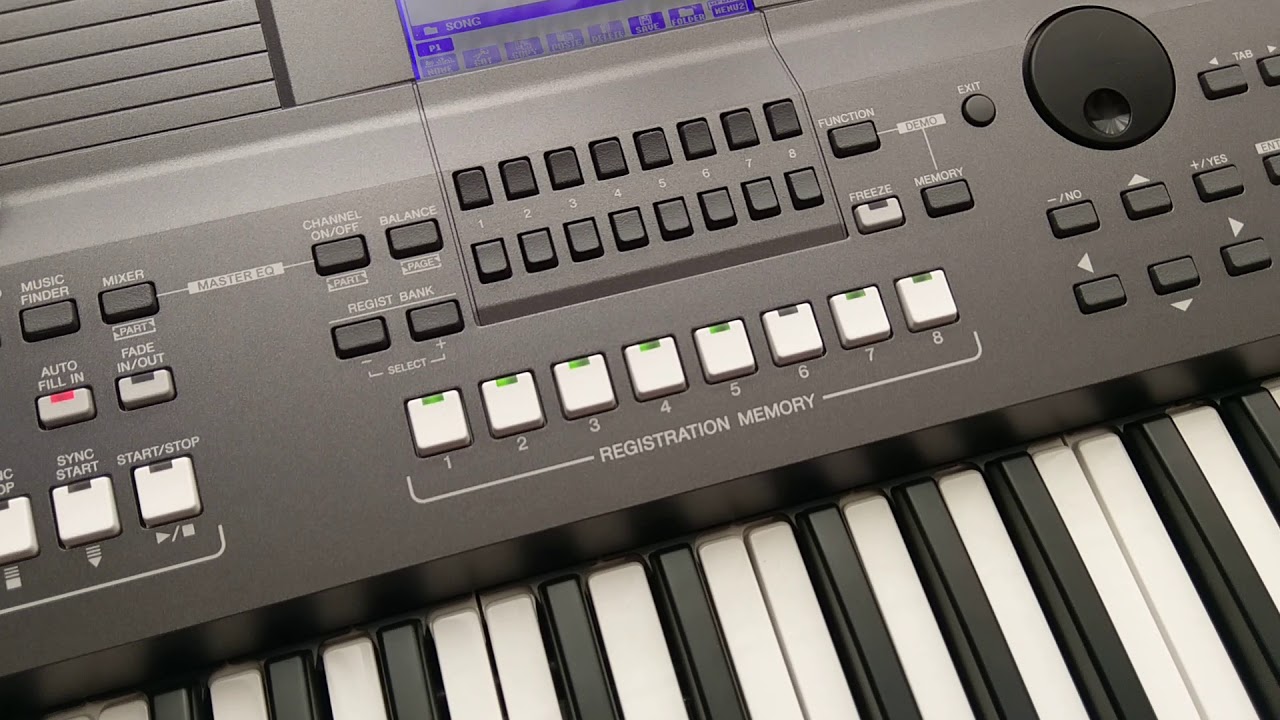 Yamaha PSR — как сохранить MIDI-файлы на USB-накопитель