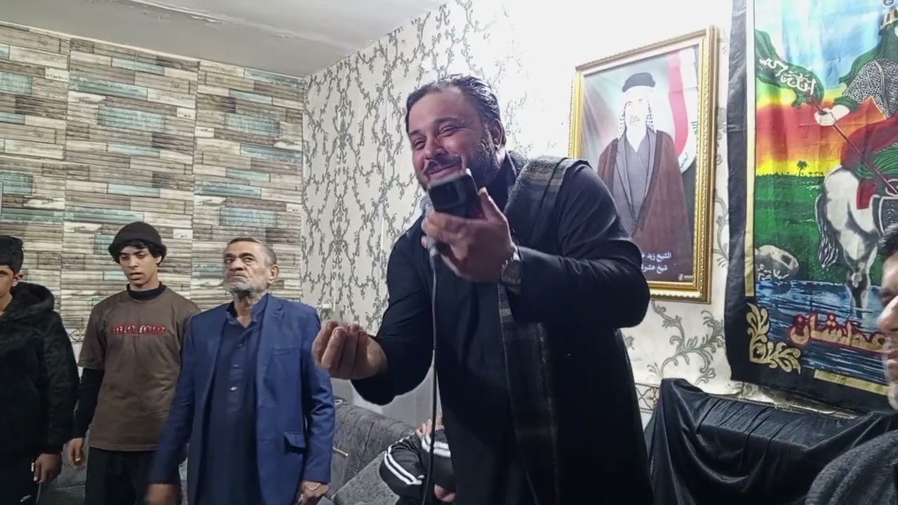 كلمات الشاعر سماح الجنابي اداء الرادود فراس الحمداوي مجلس عزاء السيدة زينب ع دار ابو حيدر الاسدي .
