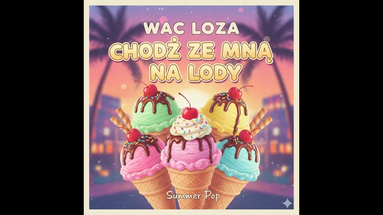 Wac Loza - Chodź ze mną na lody (Official Lyric Video) | Summer Pop 2026