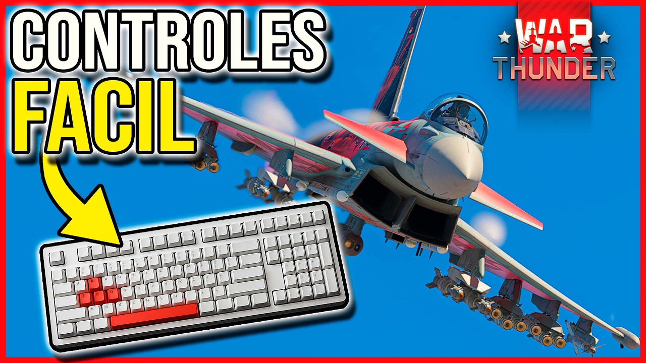 Guía de Controles Aviones War Thunder: ¡DOMINA Dogfight, BVR y CAS! (Configuración Experta 2025)