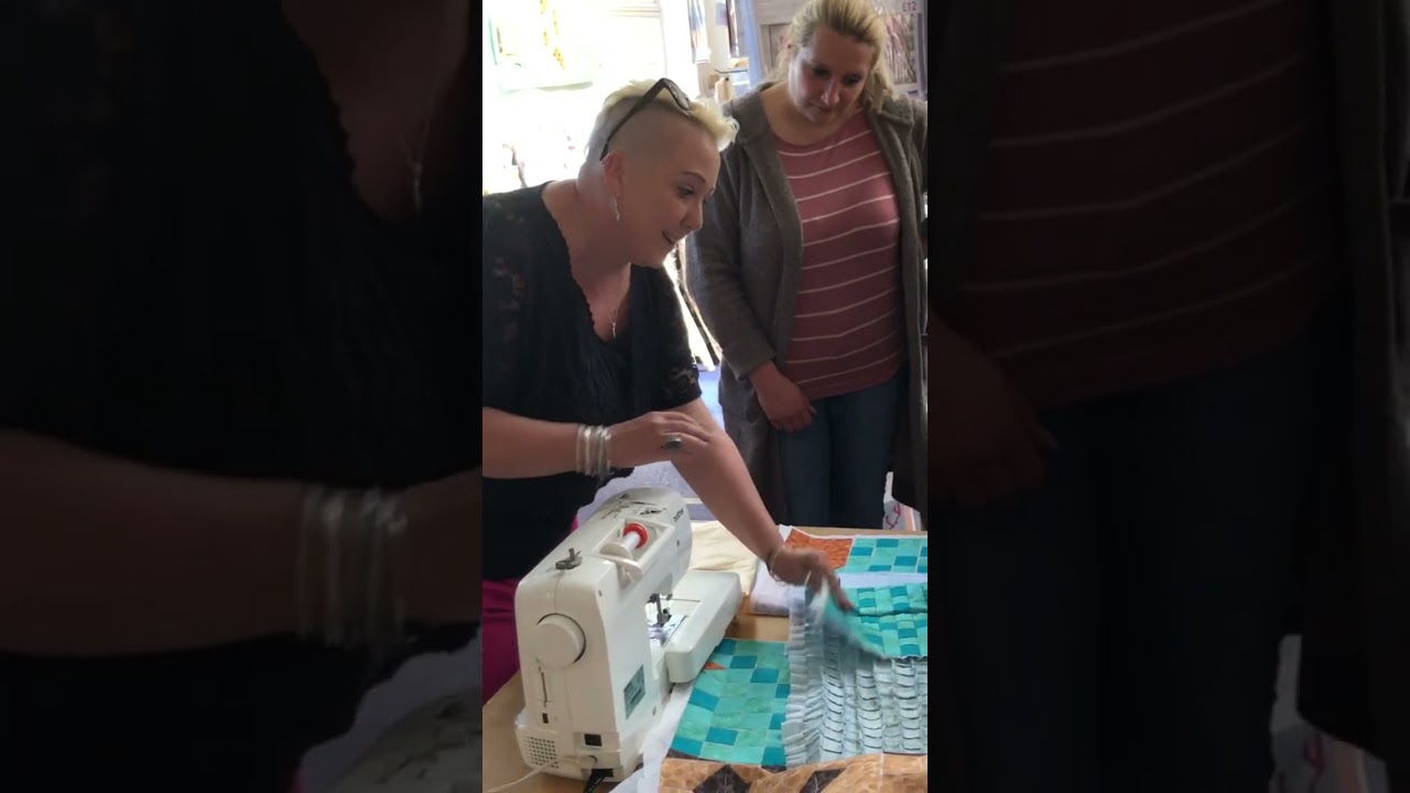Tracy Perks demonstrates how to make her designs