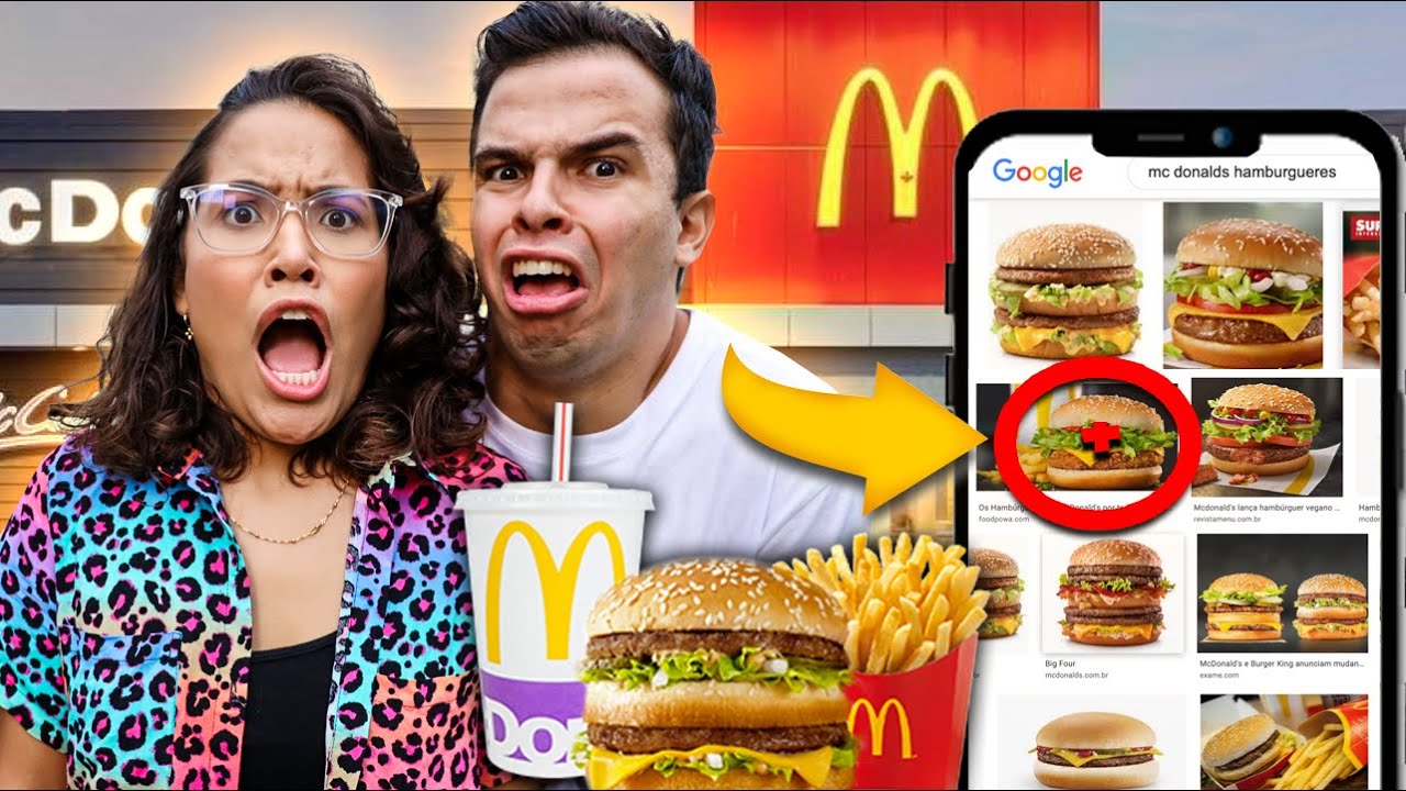 O GOOGLE IMAGENS DEFINE O QUE VAMOS COMER POR 24 HORAS! - MUITA LOUCURA!