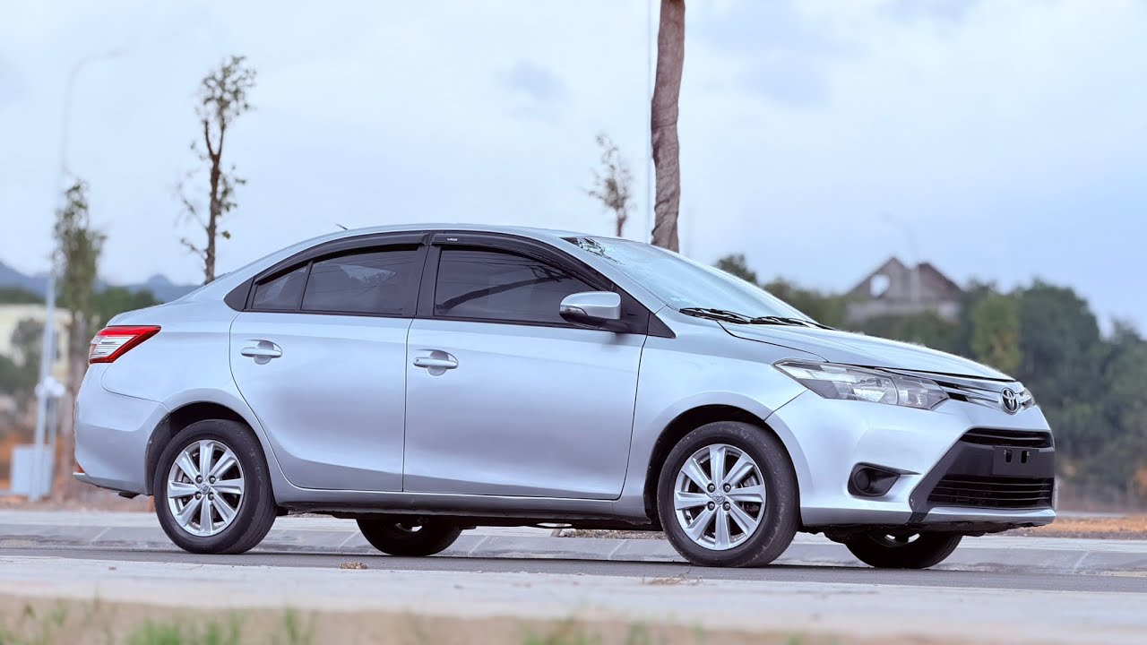 Vios E 2016 máy mới màu bạc xịn giá 195t phanh abs 2 túi khí máy zin giá rẻ nhất việt nam 0342774555