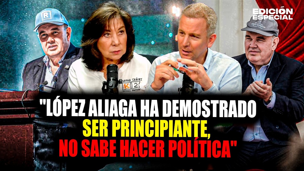 Martha Chávez critica a PORKY y asegura que NO SABE HACER POLÍTICA.