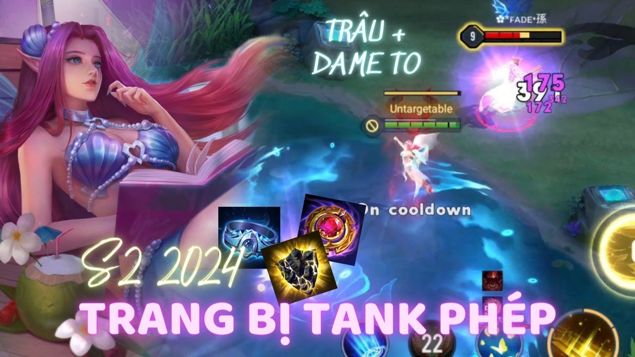 Trang bị Lauriel mới nhất mùa S2-2024 CỰC TRÂU VÀ DAME TO rất dễ chơi phù hợp mọi trận đấu !!!
