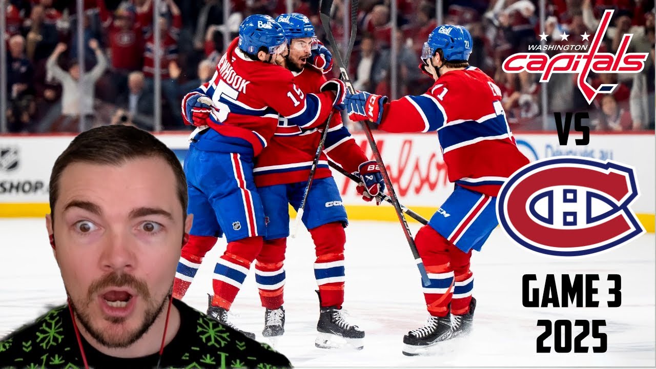 Canadiens vs Capitals game 3 Australian reaction!