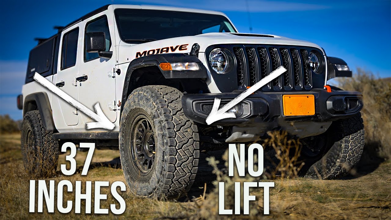 Will 37 Inch Tires Rub on a Stock Jeep Gladiator?