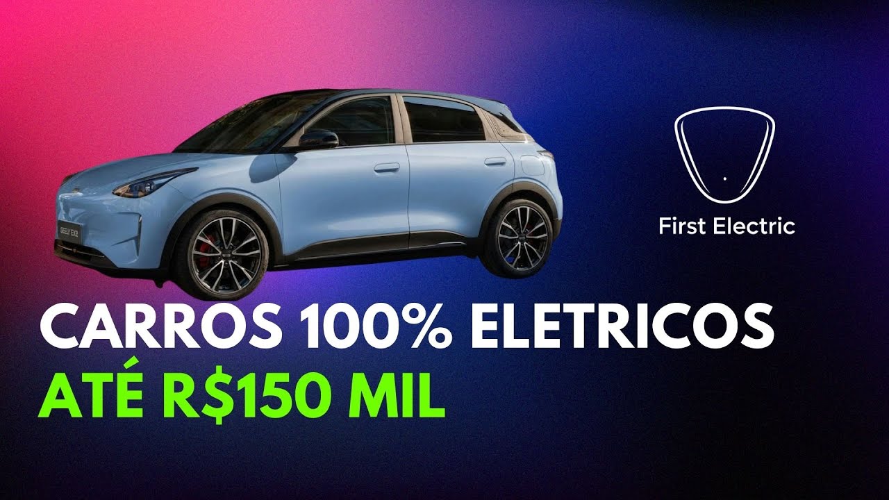 4 OPÇÕES DE CARROS 100 ELÉTRICOS ABAIXO DE 150 MIL REAIS