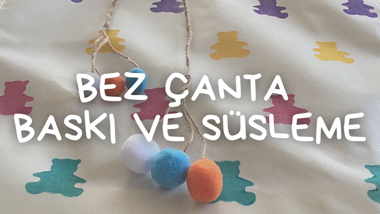 BEZ ÇANTA ÜZERİNE BASKI VE ÇANTA SÜSLEME | KUMAŞ ÜZERİNE BASKI | PATTERN ON FABRIC #kendinyap #diy