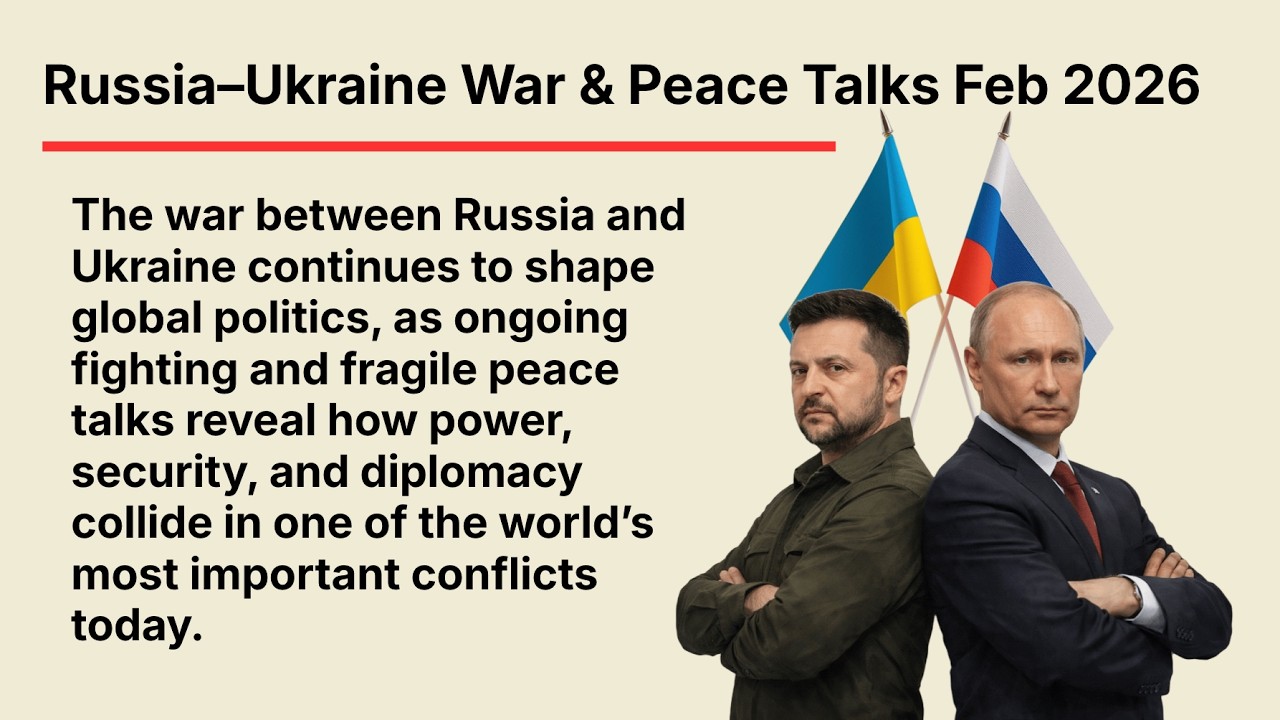 Russia–Ukraine Peace Talks Feb 2026 | Learn English Through Story Level 2 | Graded Reader 🎧