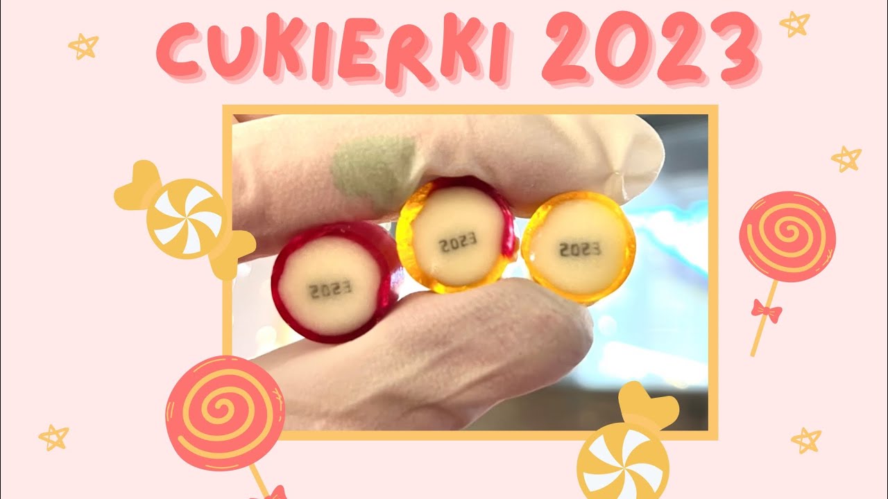 JAK POWSTAŁY RĘCZNIE ROBIONE CUKIERKI Z  ✨2023✨ W ŚRODKU 🍬