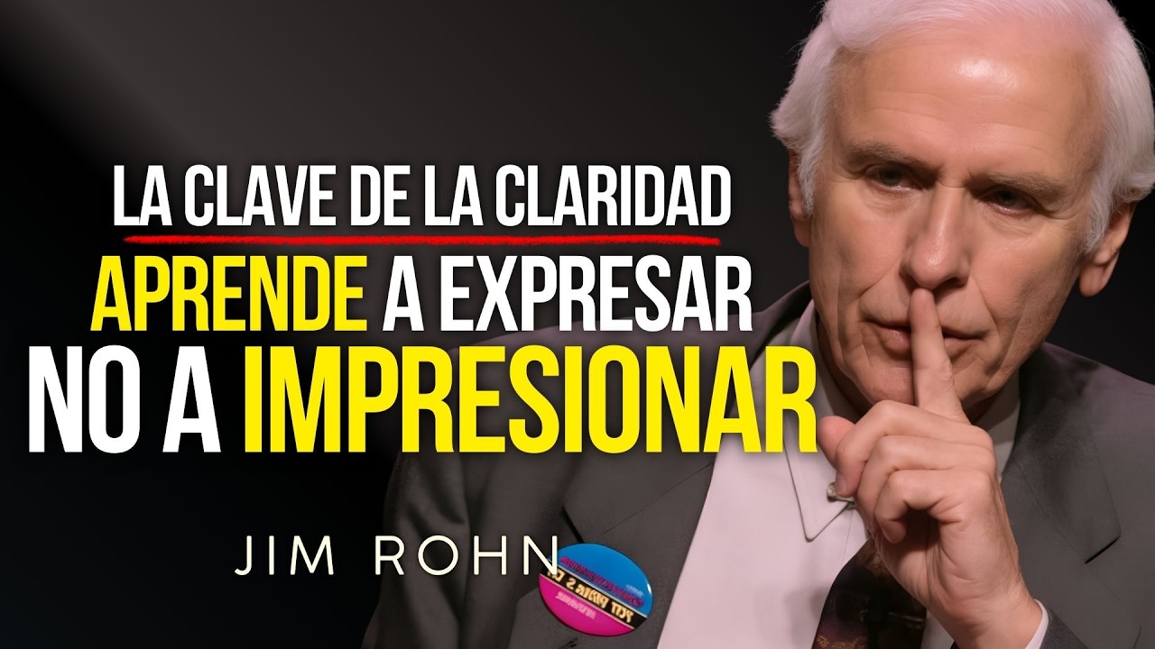 Aprenda a expresar, no a impresionar 🔥 Jim Rohn: Disciplina y Riqueza