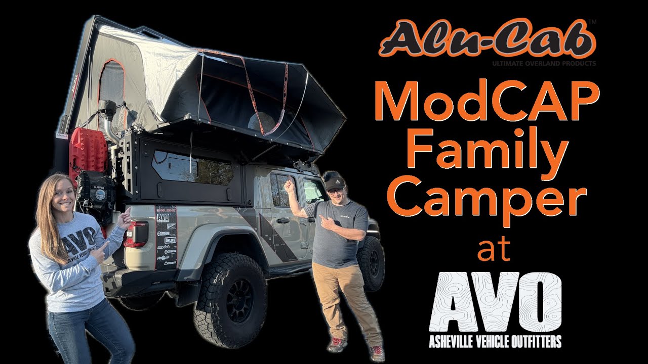 ModCAP Family Camper on the Gobi Recon Jeep Gladiator
