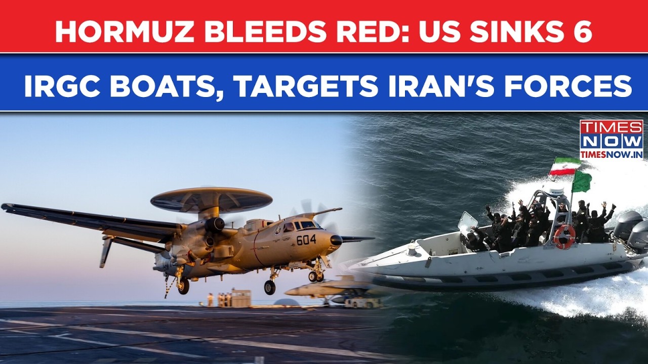 Hormuz Waters Turn Red: US Military Sinks 6 Iran Boats As IRGC Resumes Gulf Attacks With UAE Strike