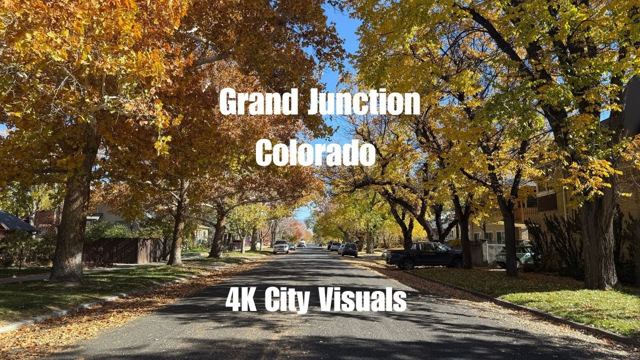 Grand Junction Colorado | Fall Walking Tour | Peaceful Autumn City Walk