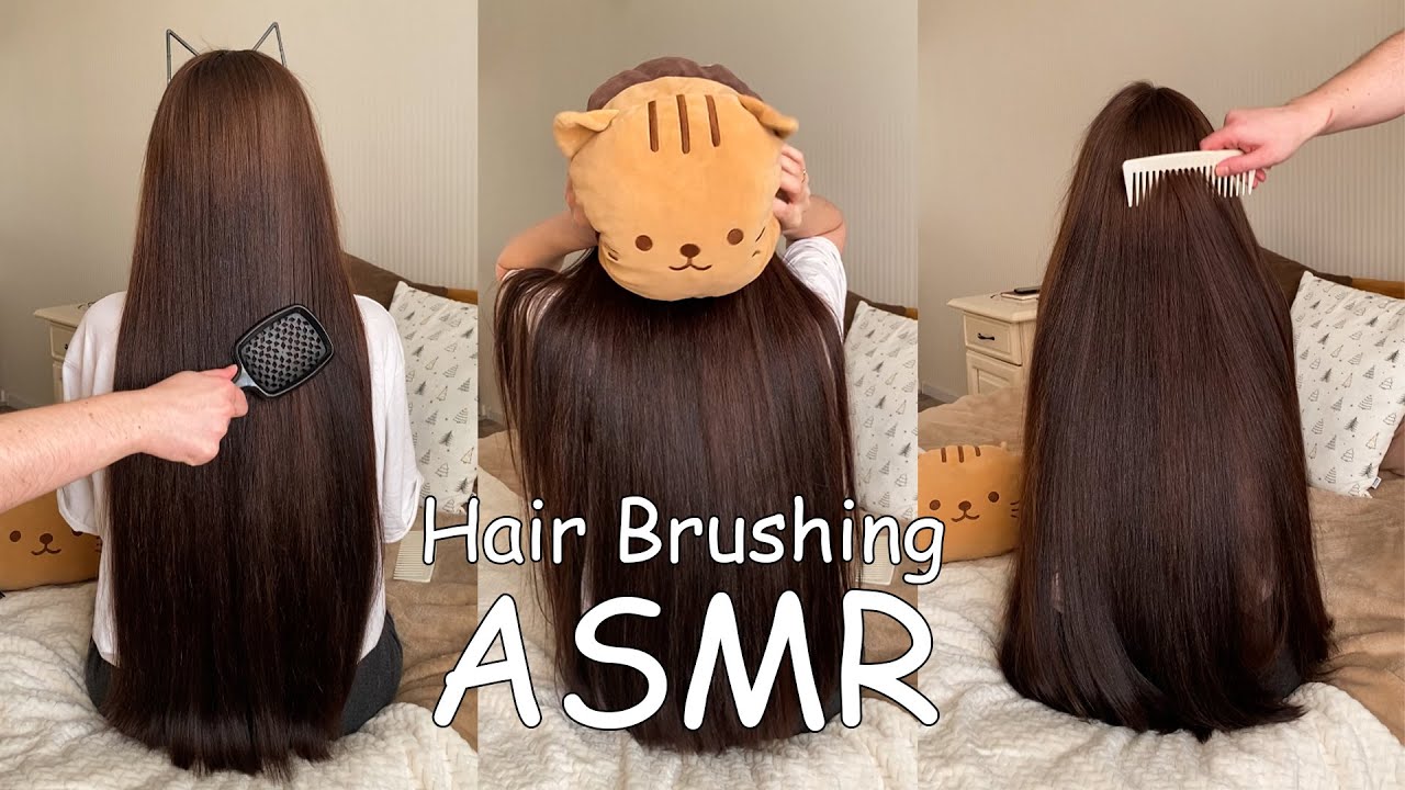 ASMR | Gentle Brushing of Long Hair 💆‍♀️✨