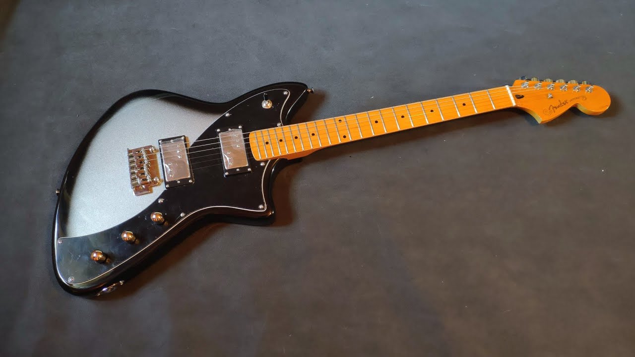 Полный обзор сборки, состояния и звука китайской реплики Fender Meteora сильверберст доработанной.