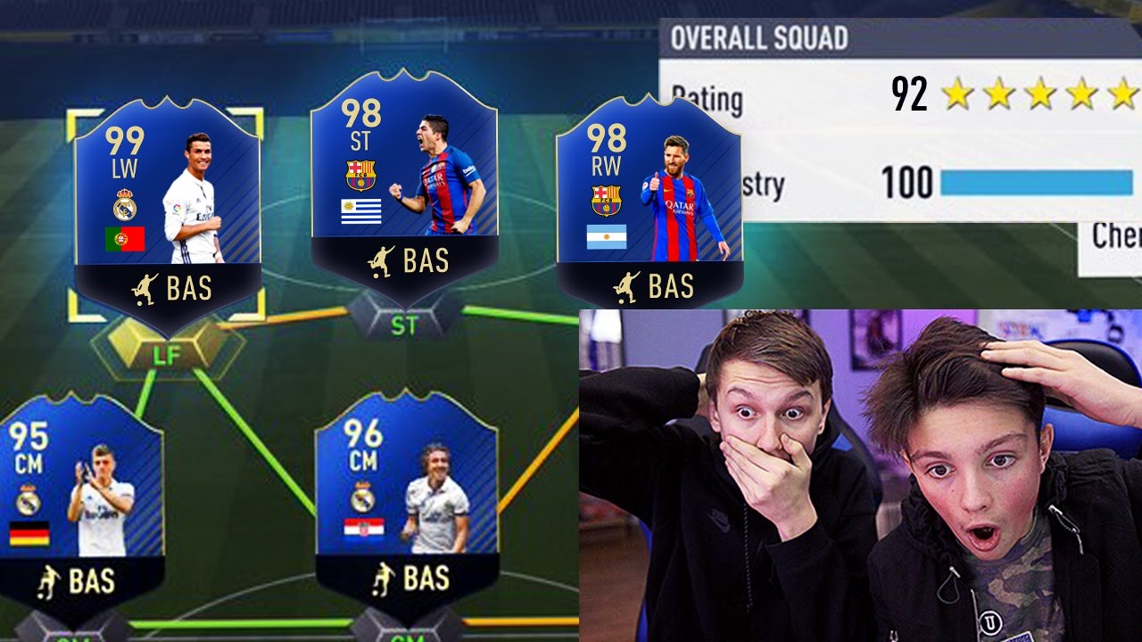 192 RATED FULL TOTY FUT DRAFT❎🚫w/Morgz! - FIFA 17 *WORLD RECORD*