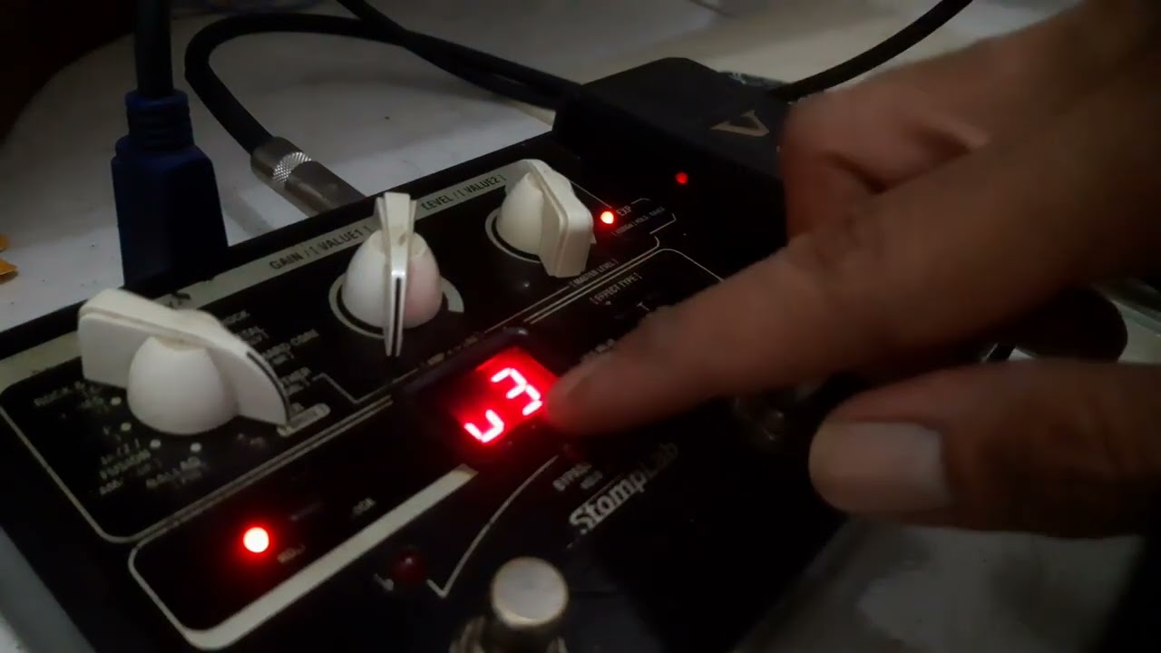 Tutorial setting Pedal WAH Multiefek VOX STOMPLAB 2G #VOXSTOMPLAB #VOXAMP