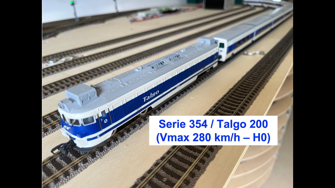 Renfe Series 354 with Talgo 200 (Vmax 280 km/h - H0)