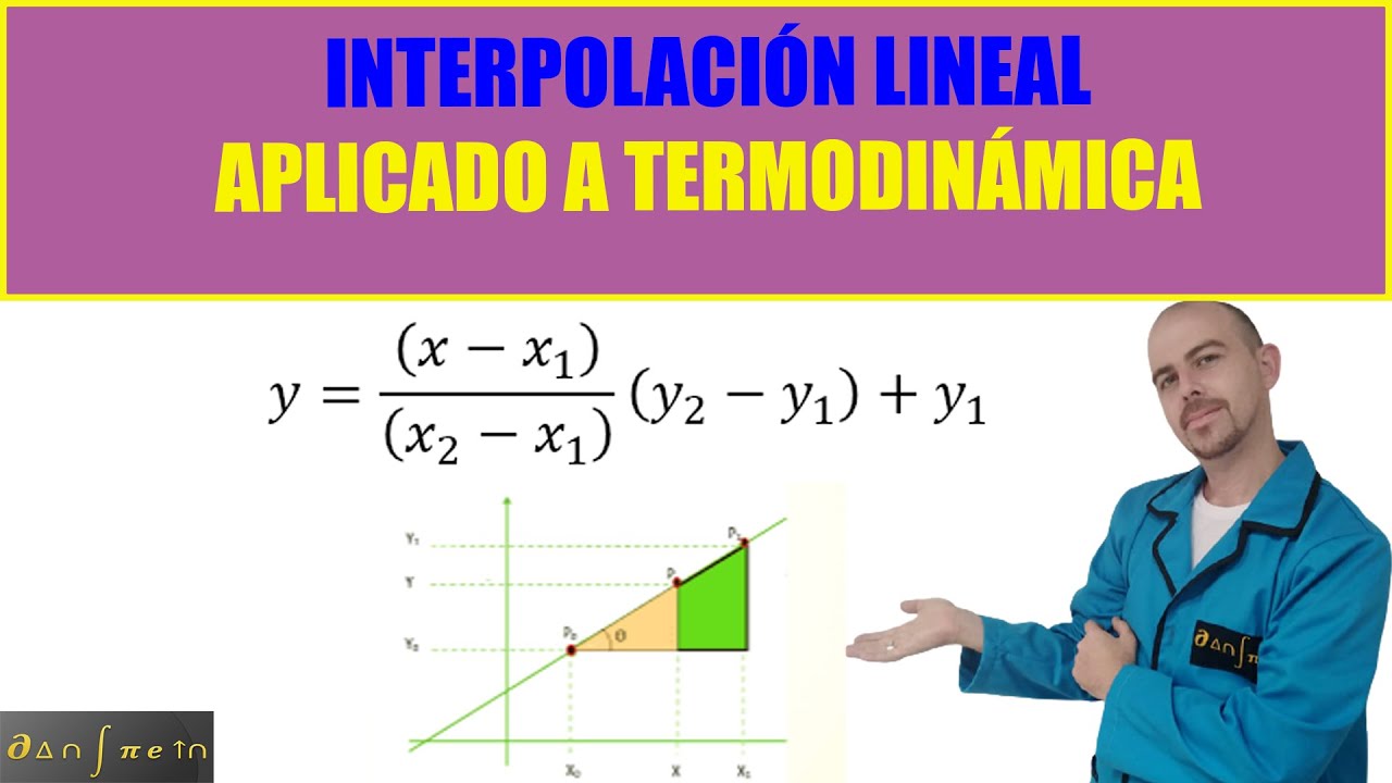 Termodinámica p8 METODO de INTERPOLACIÓN LINEAL📈