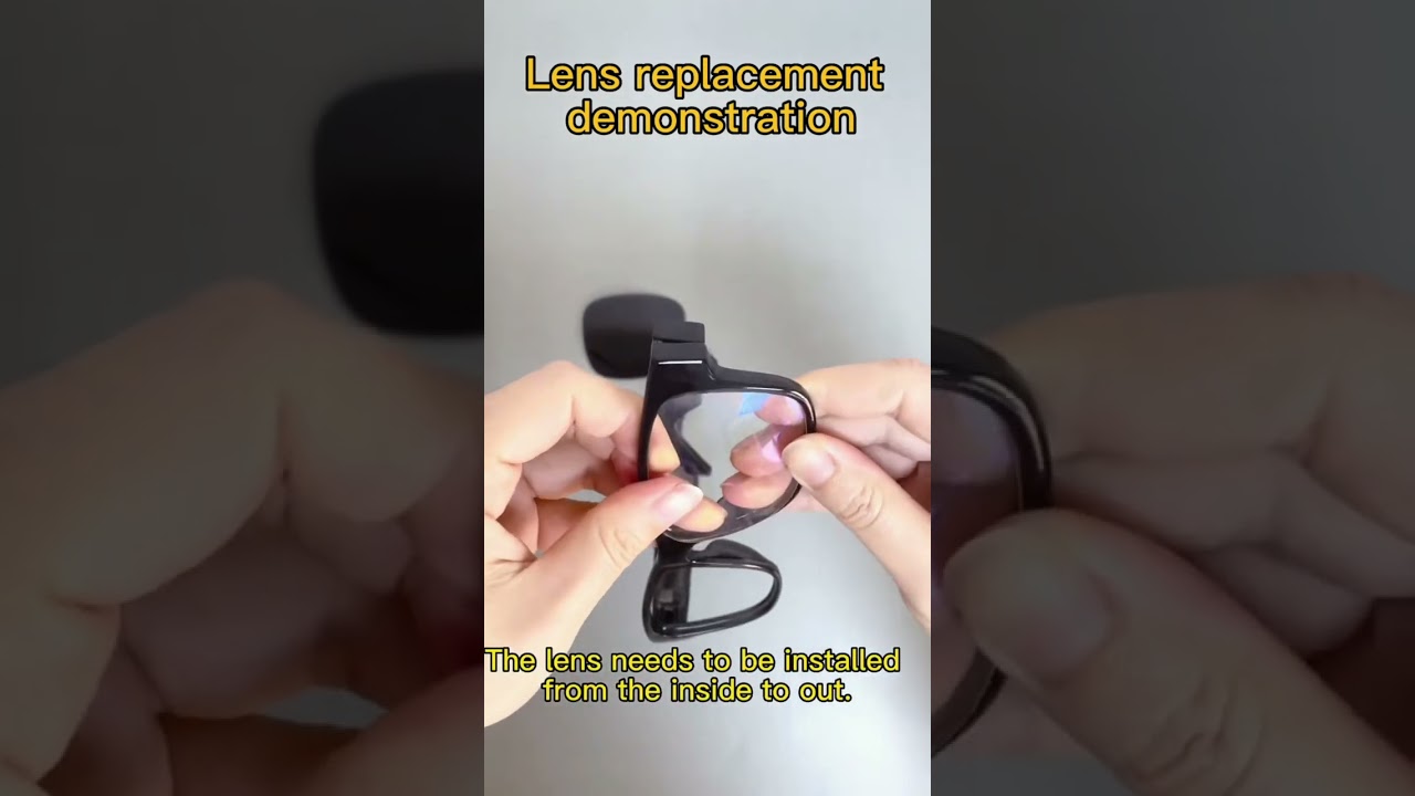KUMI Meta V1 Smart Glasses, Polarized Sunglasses with Bluetooth, IPX4 Waterproof