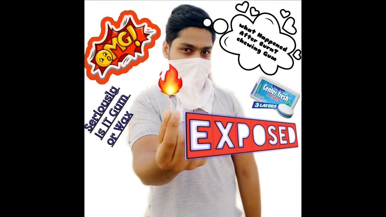 IS That GUM Or Wax| Chweing Gum experiment |Experiment PART 1