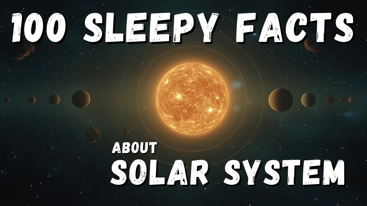 100 Relaxing Solar System Facts to Fall Asleep To (1.5 Hours Calm Space Documentary)