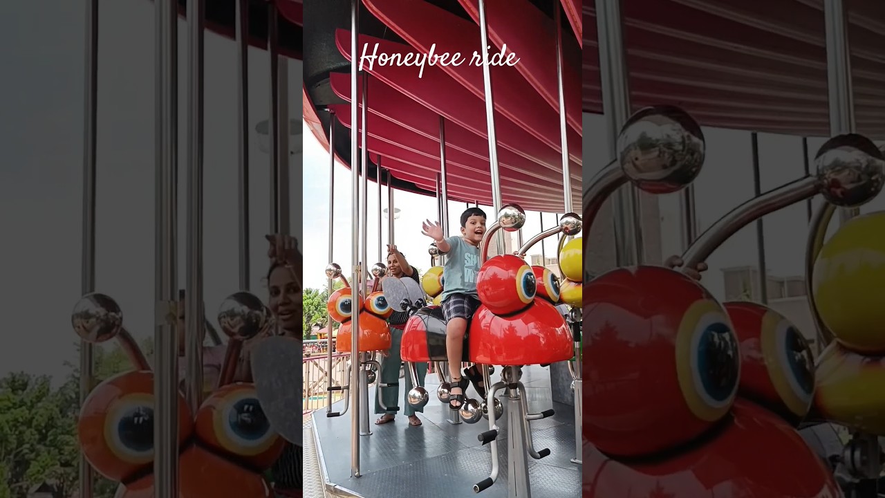 honey bee ride for kids.... #wonderla #bangalore #shorts #trending #viral #cutebaby #shortvideos