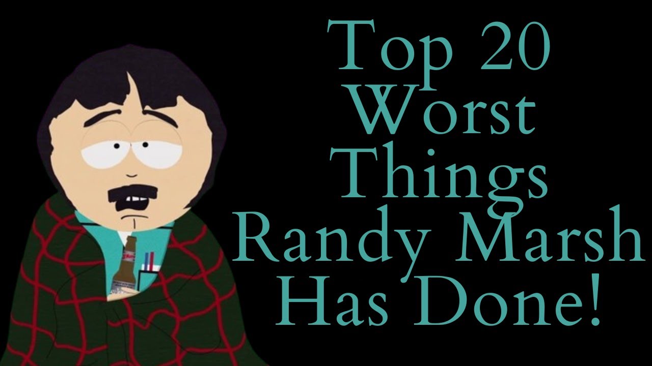 Top 20 Worst Things Randy Marsh Has Done! (South Park Video Essay) (Top 10 List)