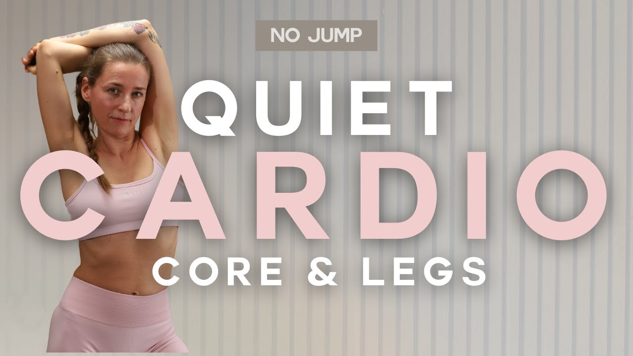 🤫 The Quietest 15-Min Cardio Workout for Core & Legs · No Jump · All Standing · Apartment-friendly