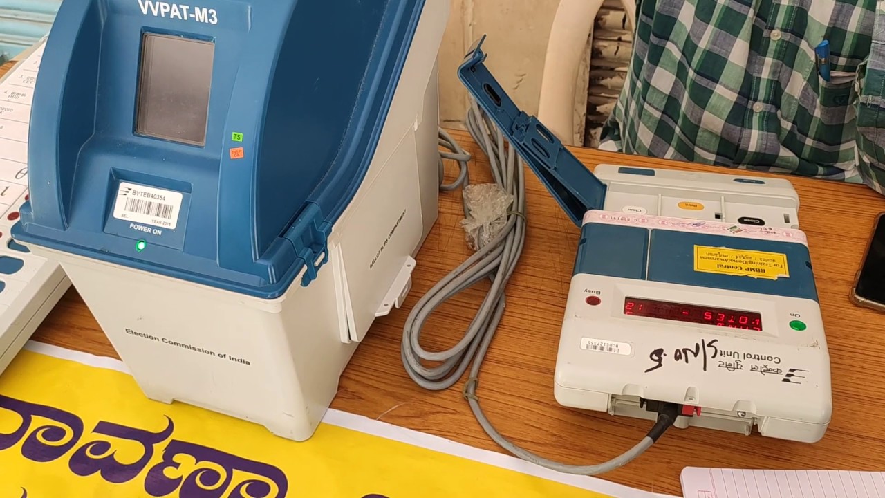 Live Demo with VVPAT Machine with EVM