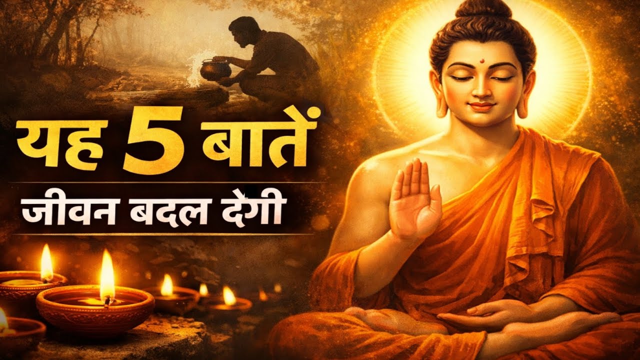 गौतम बुद्ध की 5 ऐसी सीख जो आपकी जिंदगी बदल देंगी | Best Motivational Story in Hindi |
