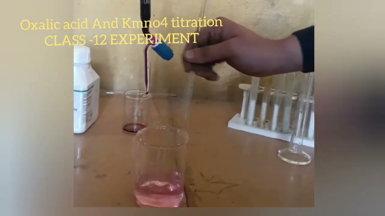 Oxalic acid and KMnO₄ Titration Practical | Class 11 & 12 Chemistry | @VickyScienceAcademy 