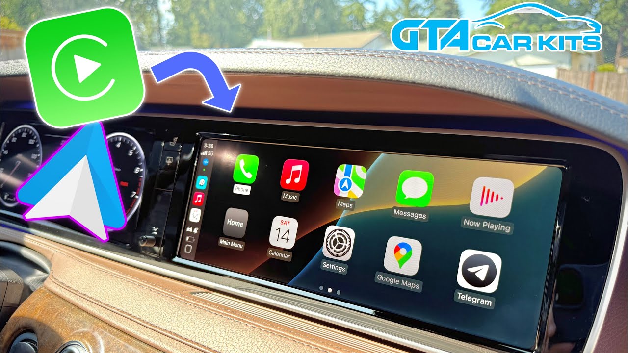 How to install CarPlay/Android Auto on 2014-17 Mercedes W222 | GTAcarkits