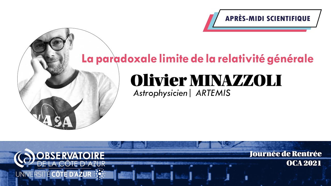 Olivier Minazzoli parle de la paradoxale limite de la relativité générale à la Journée Scientifique