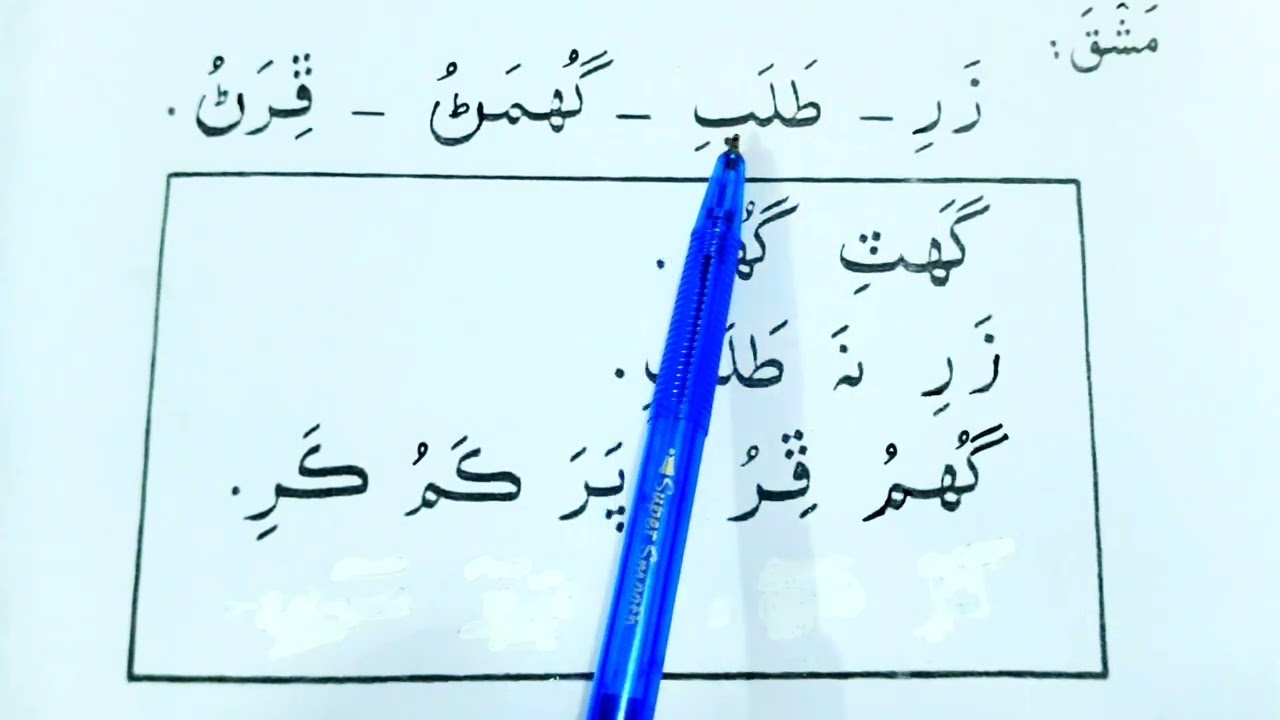 Sindhi Primer's Lesson No.14th for Urdu Speakers