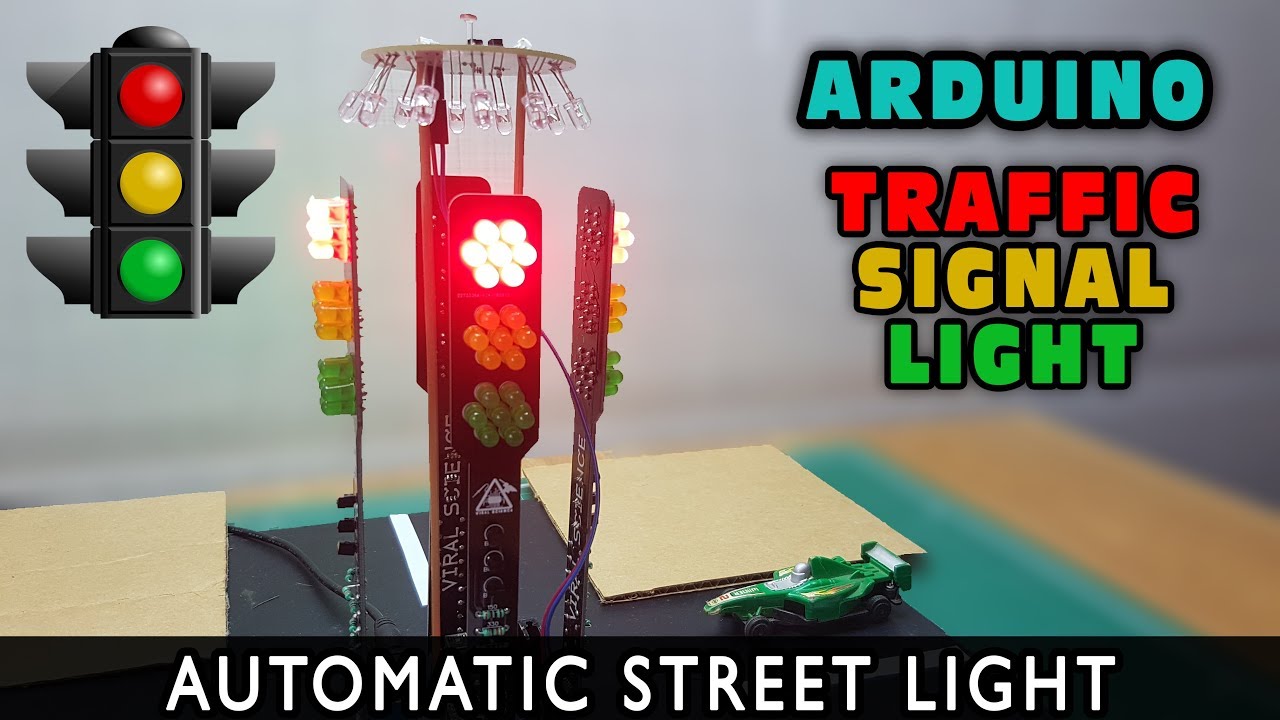 Arduino Traffic Signal Lights | Automatic Street Light