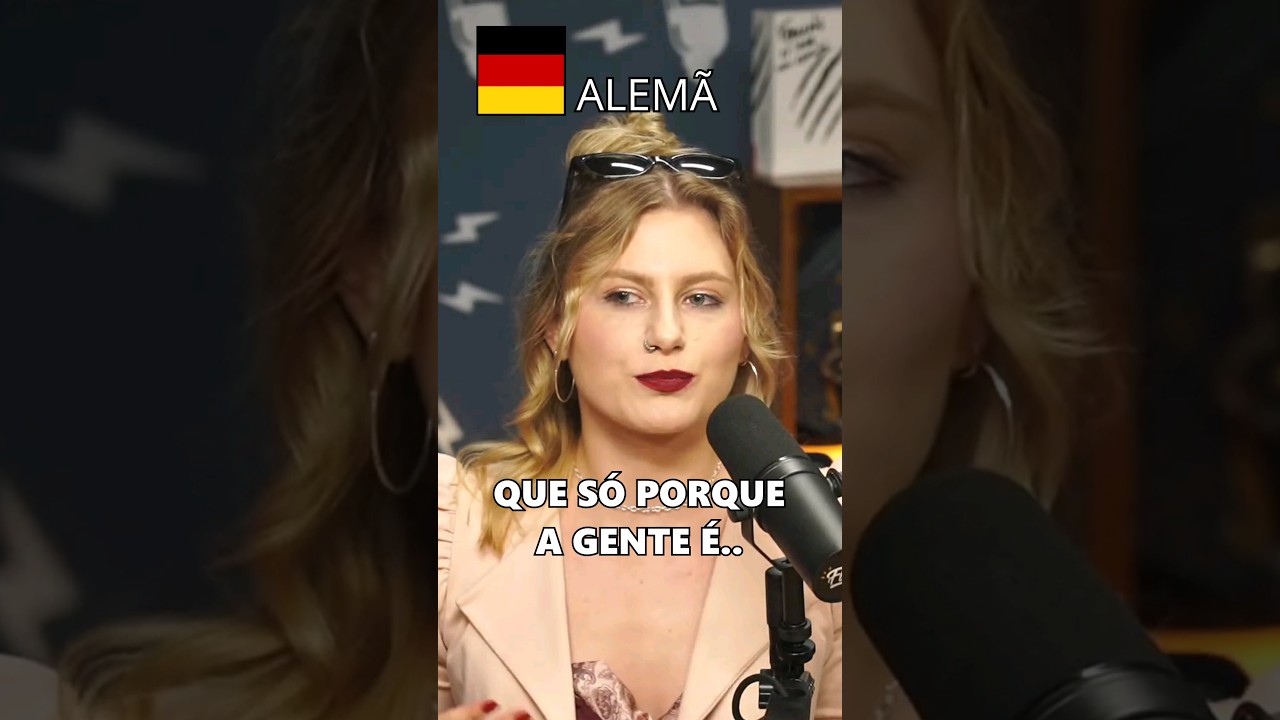 Tr&ecirc;s gringos falando sobre nacionalidade no flow podcast #leamaria #cortes  #flowpodcast