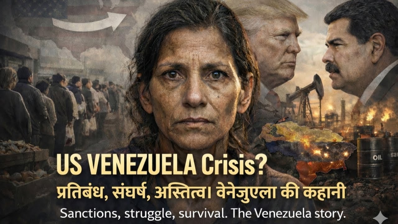 Venezuela Crisis Explained: Oil, Sanctions & Suffering | वेनेजुएला संकट: तेल, प्रतिबंध और तबाही