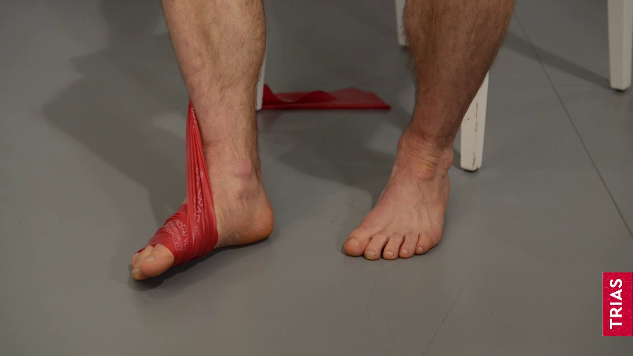 Übung 3.3: Fuß-Spirale mit Theraband