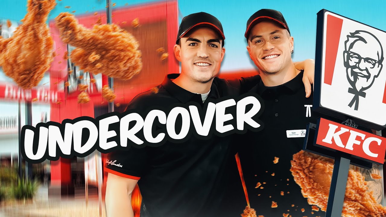 Athletes go undercover at KFC 🤣🍗