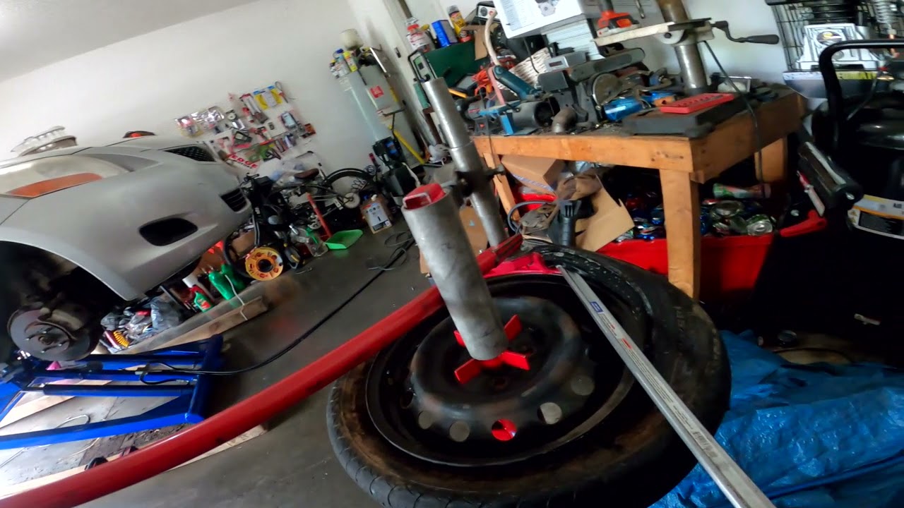 harbor freight tire changer modification duck head