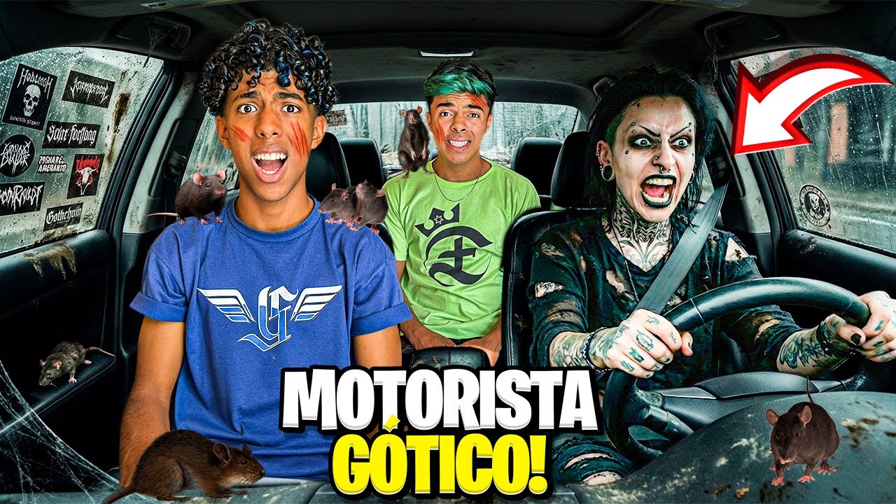 CONTRATAMOS UM MOTORISTA G&Oacute;TICO DA DEEP WEB E FICAMOS EM PER&Iacute;GO!😨 *ser&aacute; que fugimos?