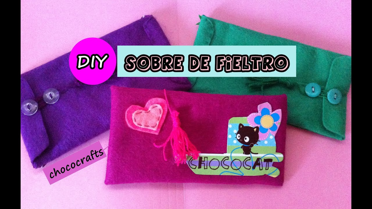 DIY: Sobre de fieltro