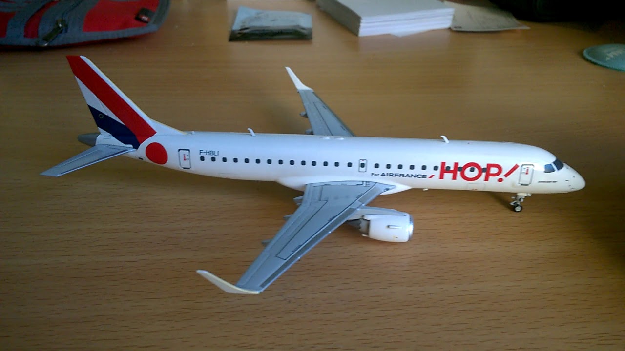 HERPA - Embraer ERJ 190 HOP ! Unboxing & review