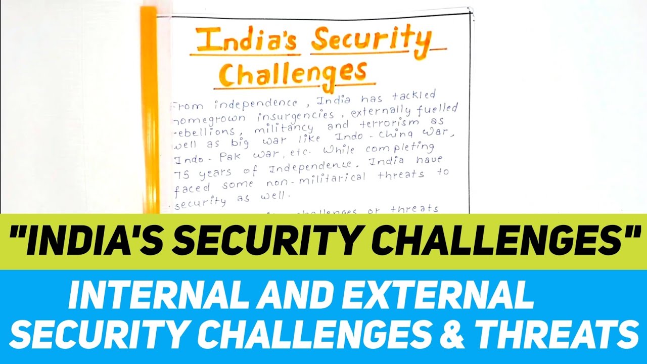 India's Security Challenges notes | Internal & External Security Challenges