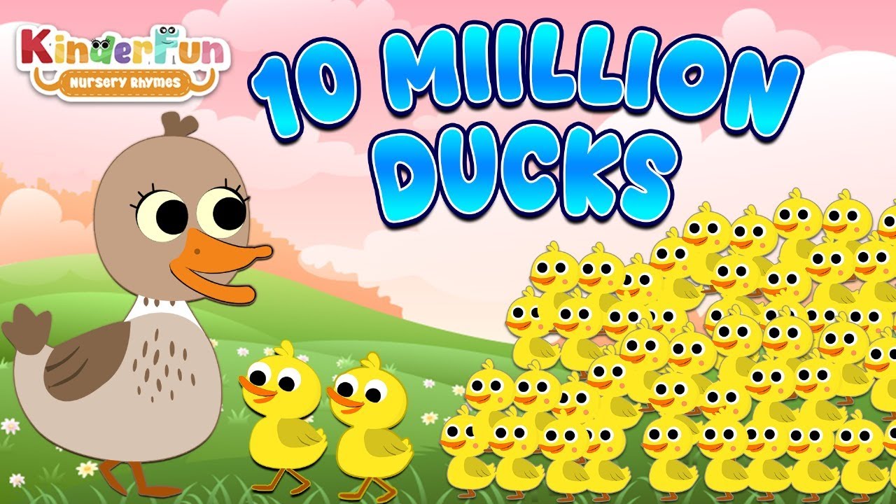 Ten Million Ducks 🦆 | Numbers Song | Toddlers Education | Kids Counting