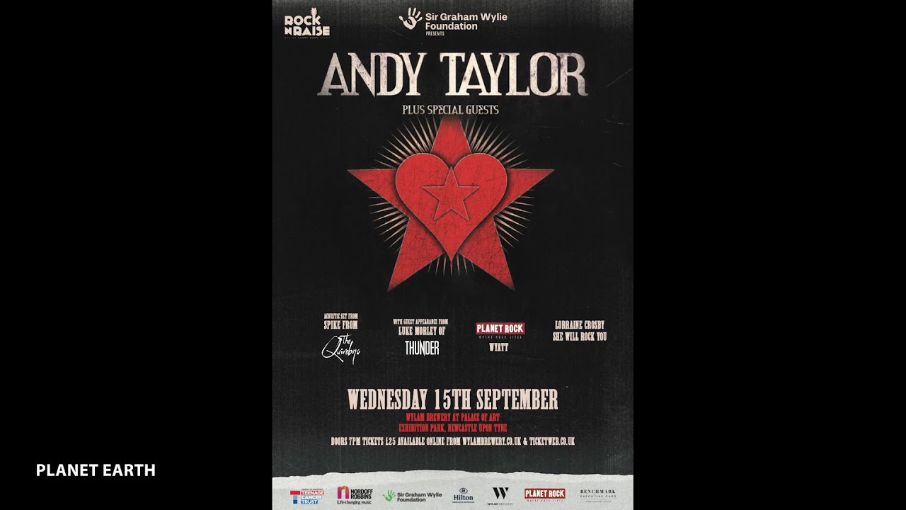 PLANET EARTH - Andy Taylor (Duran Duran) Live - Newcastle 2021