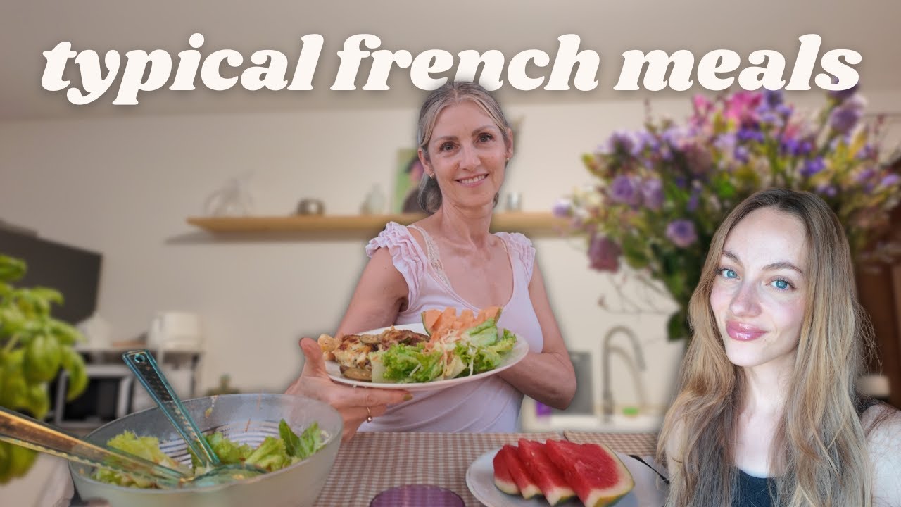 What my French mom eats in a day: typical French meals from Provence + French recipes #2!  Edukale